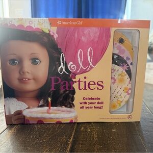 American Girl Doll Parties Set with Pink and Yellow Accents